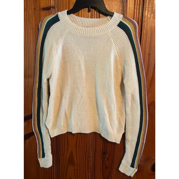 Altar’d State cream cropped oversized sweater size small - Picture 1 of 3